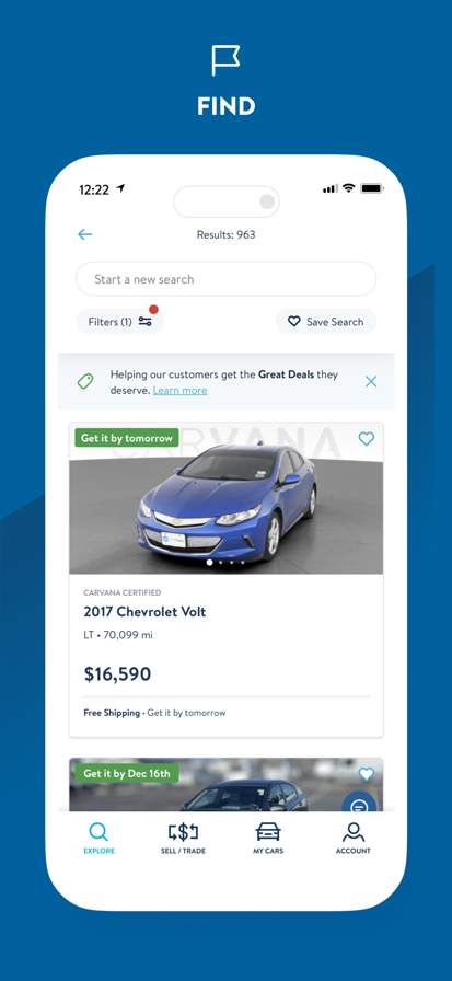 Carvana: Buy/Sell Used Cars