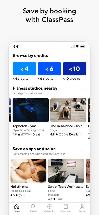 ClassPass: Fitness, Spa, Salon