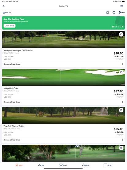 Supreme Golf: Book Tee Times