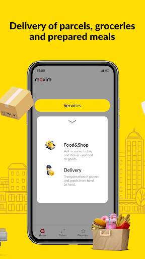 maxim — order a taxi & food