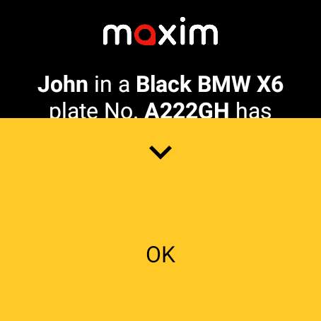 maxim — order a taxi & food