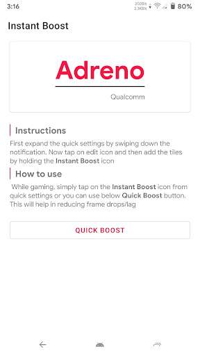 Instant Boost : Addon